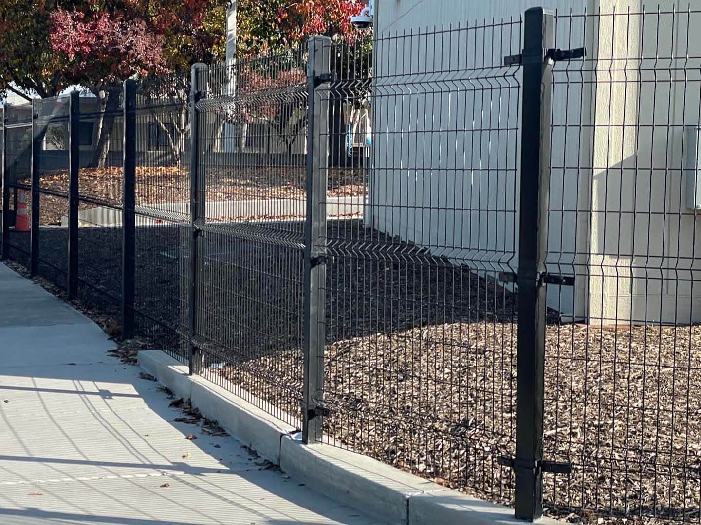 Photo of a California commercial fence